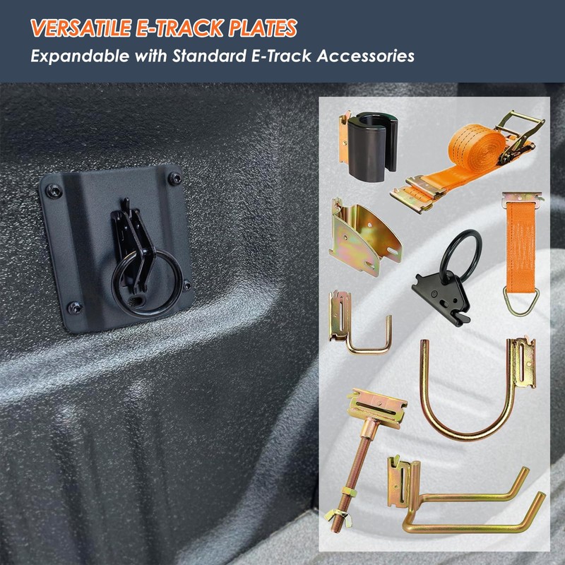 4 Pack Truck Bed Tie Down Anchor Boxlink E Port