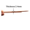 Paperclips Extra Grandes 10 Cm Revestimiento Oro Rosa