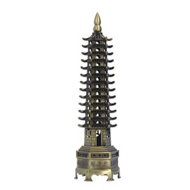 Tower Model 13 Floors Office Decorations Representing Peace Retro Style Desktop Ornaments for Home Gift