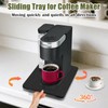 360° Rolling Tray for Coffee Maker, Sliding Tray Countertop Appliance