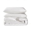 BFS HOME Linen Duvet Cover Full Size - Soft Breathable
