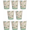 Quickdraw 16 x Christmas Paper Cups Traditional Holly Design Recyclable