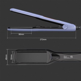 JINRI Volumizing Hair Iron, Pumped-Up Volume, Adjustable Temp, 360 ° Tail Rotation, Lasting Hair Volume, for Short Or Thin Hair, Dual Voltage（100-240V）, Purple