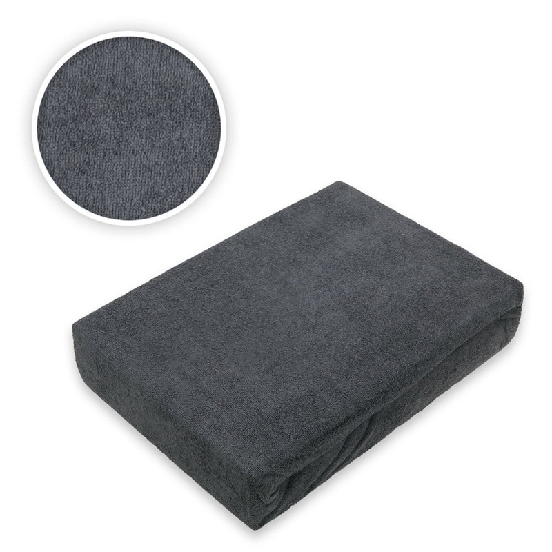 Exclusive home textile terry fitted sheets with elasticated edging., 140