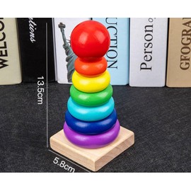 Generic 5-in-1Wooden Baby Intellectual Development Toys, Birthday gift, Early Learning Educational Montessori Toys for 3-years and plus Boys and Girls, Small