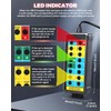 OBD2 Breakout Box, Multi-Protocol Line Detection Supported, Professional 16-Pin OBDII