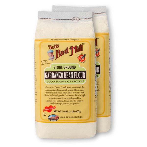 Bob's Red Mill Garbanzo Bean Flour - 1 Pound (Pack of 2)