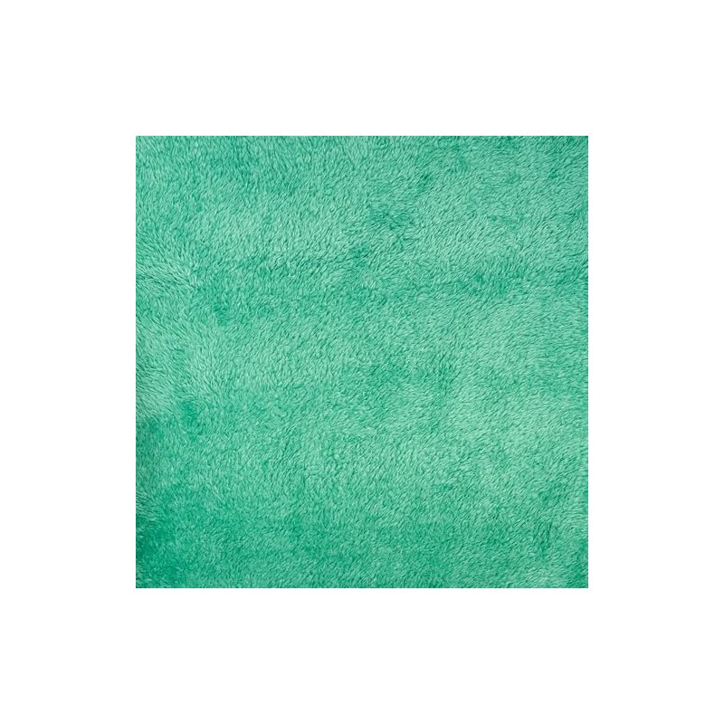 RTC Fabrics 100% Polyester 60" Width Solid Sherpa, Turquoise Cut