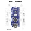 Nano V3.0 Board with Cable, AYWHP 3PCS Nano Board ATmega328P,