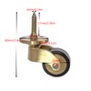 Solid Brass Caster Wheel,25mm Antique Style Casters,Moving Caster Wheels,360° Swivel