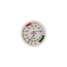 eliga Klimamesser weiß 120 mm für Sauna