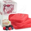 Peachy Clean Silicone Dish Sponge Scrubbers, Fresh Berry Scent, Non-Scratch,