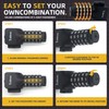 Yobbom Heavy Duty Chain Lock & Combo Cable Lock with