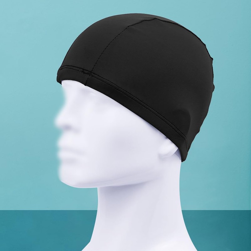 GSHLLO 2 Pcs Unisex Swim Cap Elastic Swimming Cap Cloth