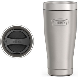 THERMOS ICON SERIES, vaso de acero inoxidable, acero inoxidable mate, 16 onzas