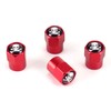 1013006 Valve Caps Skull with Bones / Set of 4