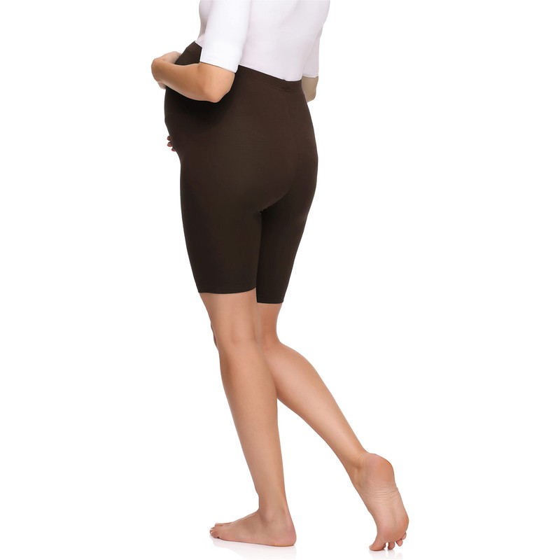 Merry Style MS10-299 Women's Viscose Maternity Leggings, brown