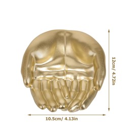 SHERCHPRY Jewelry Rack Ring Dish Earring Holder Organizer Storage Decor Stand Buddha Hand Ring Tray Trinket Dish Resin Tray