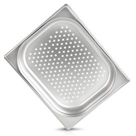 jokobela GN Container: Perforated, Suitable for Gaggenau/Miele/Siemens Steamers (Stainless Steel/Dishwasher-Safe, Gastronorm 1/2, W 32.5 x D 26.5 x H 4.0)