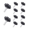 Yuhtech M8 x 25mm Thumb Screw, 10PCS Star Head Threaded