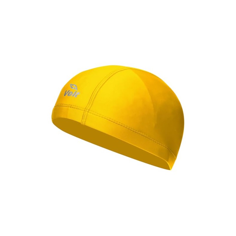 Voit Gorra de Natación de Licra, Color Amarillo, 12 a