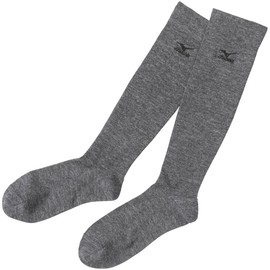 [ミズノ] 着圧ソックス リフレッシュソックス ONタイプ 段階的着圧 耐久消臭 ビジネスソックス 靴下 男性用 C2JXA610 チャコール 25-27