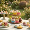 200 PCS Pastel Cupcake Liners, Colorful Floral Cupcake Liners