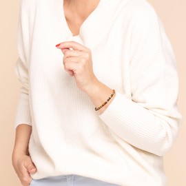 ZOKCC Inspirational Gifts Bracelets for Women - Healing Natural Stone Bracelets - Get Well Soon Gifts Cheer Up Gifts for Women Best Friends Sister