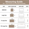 MEETSKY Sofa Covers Couch Covers Sofa Slipcover for Most Shape