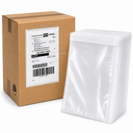 Bolsa Portaguia Adhesiva Canguro Transparente 17x25cm Para Guia De Envio Packing List Envelope Sobre Documentos Autoadherible Paqueteria Mensajeria Ecommerce Media Carta 100 Pz