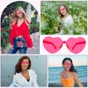 30 Pares Gafas de sol con forma de corazón para
