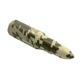 VMS Racing 223 Cal Caliber CAMO CAMOUFLAGE BULLET 3" inch ANTENNA Heavy Gauge CNC Machined Billet Aluminum Short Compatible with JEEP Wrangler JK JKU JL Series