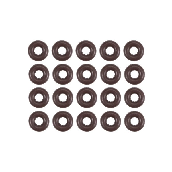 uxcell Fluorine Rubber O-Ring 5mm Outer Diameter 2mm Inner Diameter