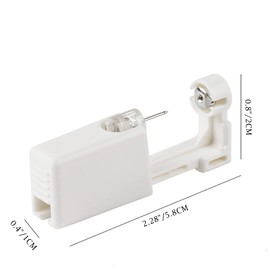 LeFeirr Ear Piercing Kit Disposable Ear Piercing Earrings Gun Silver Star, 2 Packs