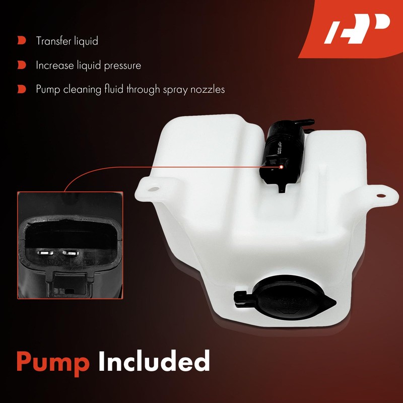 A-Premium Washer Reservoir Compatible with 1995-2000 Toyota Tacoma, with (Cap/Washer