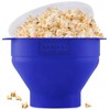 The Original Korcci Microwaveable Silicone Popcorn Popper, Microwave Popcorn Popper,