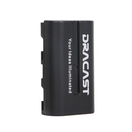 Dracast 1x NP-F 2200mAh Battery and 1 Charger Kit, Black