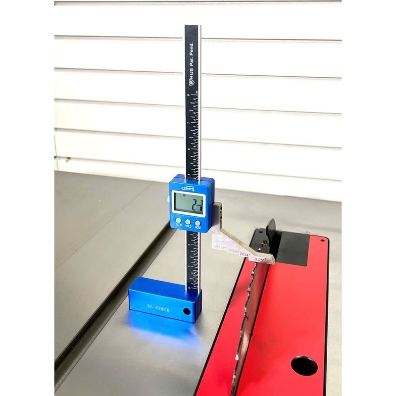 iGaging Digital 8" Height Gauge EZ-Check for Woodwork Router and