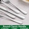 24-Piece Silverware Set with Steak Knives,Flatware Set Service for 4