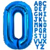 40 Inch Blue Letter O Balloons Alphabet O Letter Balloons