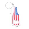 American Flag Beer Bottle Opener Keychain - Set of 2