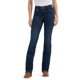Wrangler Women's Willow Mid Rise Performance Waist Boot Cut Ultimate Riding Jean, Traci, 30-34