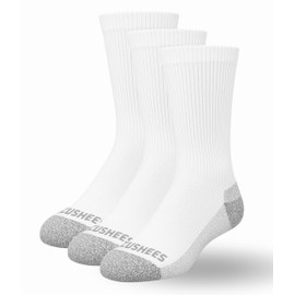 NEW! Thick Crew Socks (1 order = 3 pairs) (US, Large White)