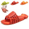 TOTENJS Lobster Sandal, Fish Slipper, Bass Sandal, Animal Print, Size