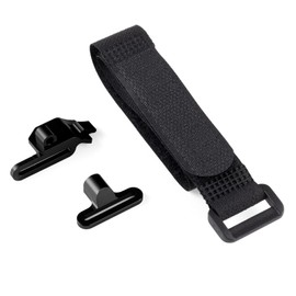 LSG Aluminum Alloy Battery Holder Hold Down for 1/16 Tra-xxas Mini Maxx 1/10 Mini XRT VXL-3S Monster Truck Upgrades (Black)