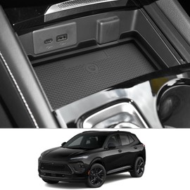 CDEFG Compatible with 2024 2025 Buick Envision Center Console Organizer Tray 2024 Buick Envision Wireless Charing Pad Anti Slip 2024 2025 Buick Envision Avenir/Preferred/Sport Touring Accessories