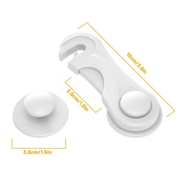Cupboard Locks for Children, Regerly 10 Pcs Cabinet Locks for Babies and Child Safety Plastic Cupboard Lock Child Wardrobe Plastic Lock for Protecting Kids Toddlers and Infants