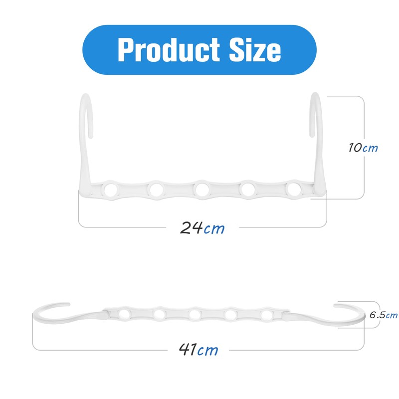 Rainberg Space Saving Hangers - Magic Clothes Hangers, Coat Hangers,