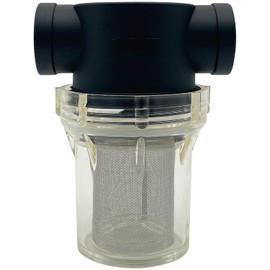 Colador en línea NPT hembra de 3/4 pulgadas con visualización de filtro de acero inoxidable de malla 40