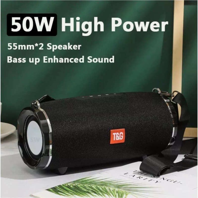T&G BIG 50W High Power Bluetooth Speaker Waterproof Portable Column